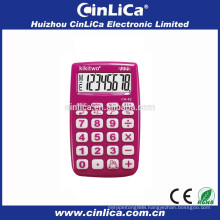 8 digits fancy pocket electronic calculator with bibi sound